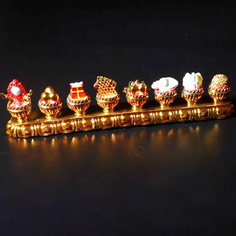 Специфический Lucky восемь сокровище тибетская тантрическая буддистский ритуал