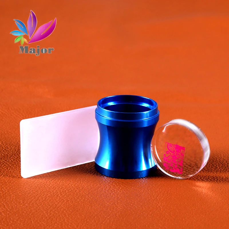 Акция! Супер большой 4 см переводной прозрачный штамп для ногтей набор скребок с