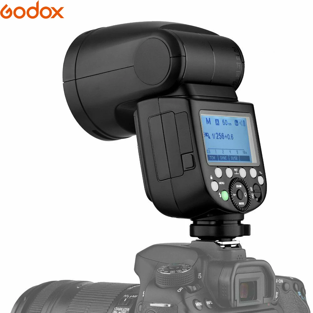 Предварительный заказ Godox V1 вспышка Speedlight для SONY Canon Nikon Fujifilm Olympus камера Фонарик TTL