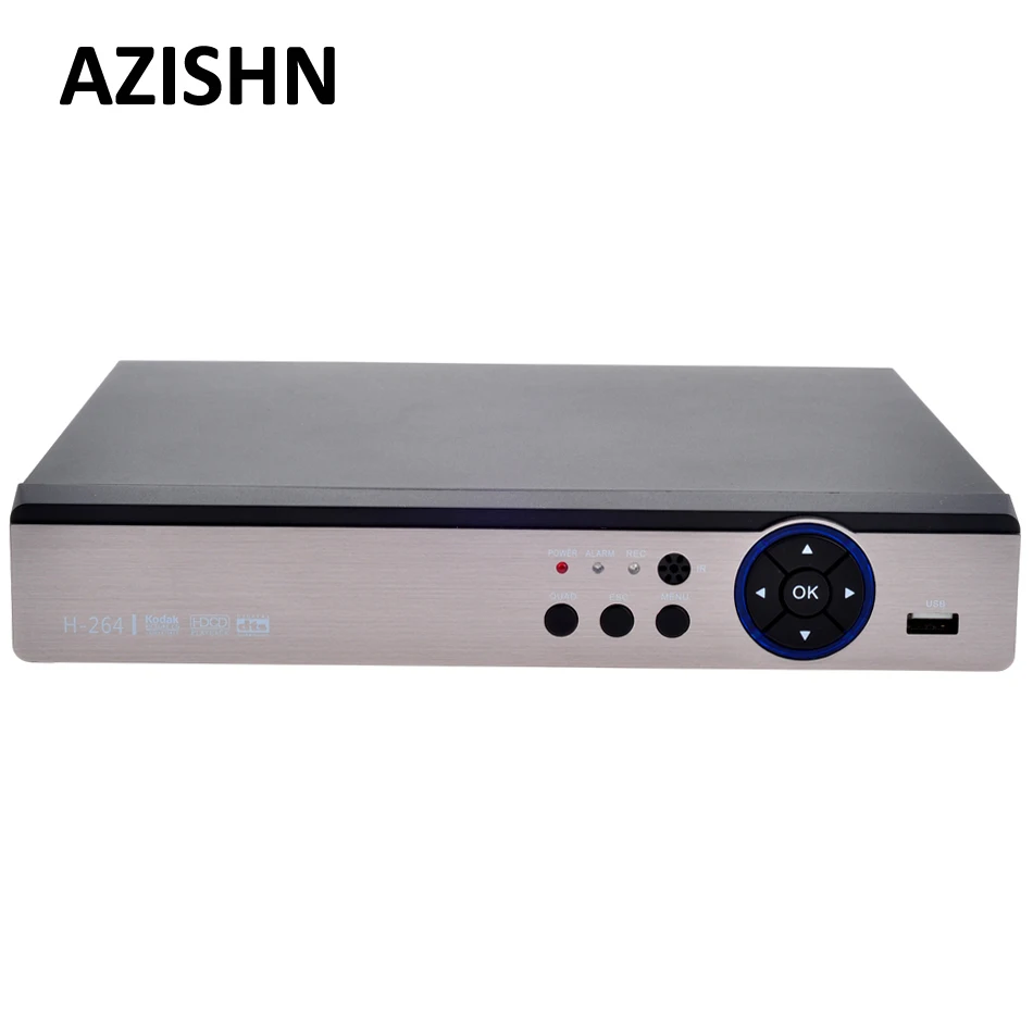 AZISHN FULL HD 5 в 1 AHD/CVI/TVI/CVBS/NVR 4CH 4MP/чистый: 16Ch 1080P безопасности гибридный
