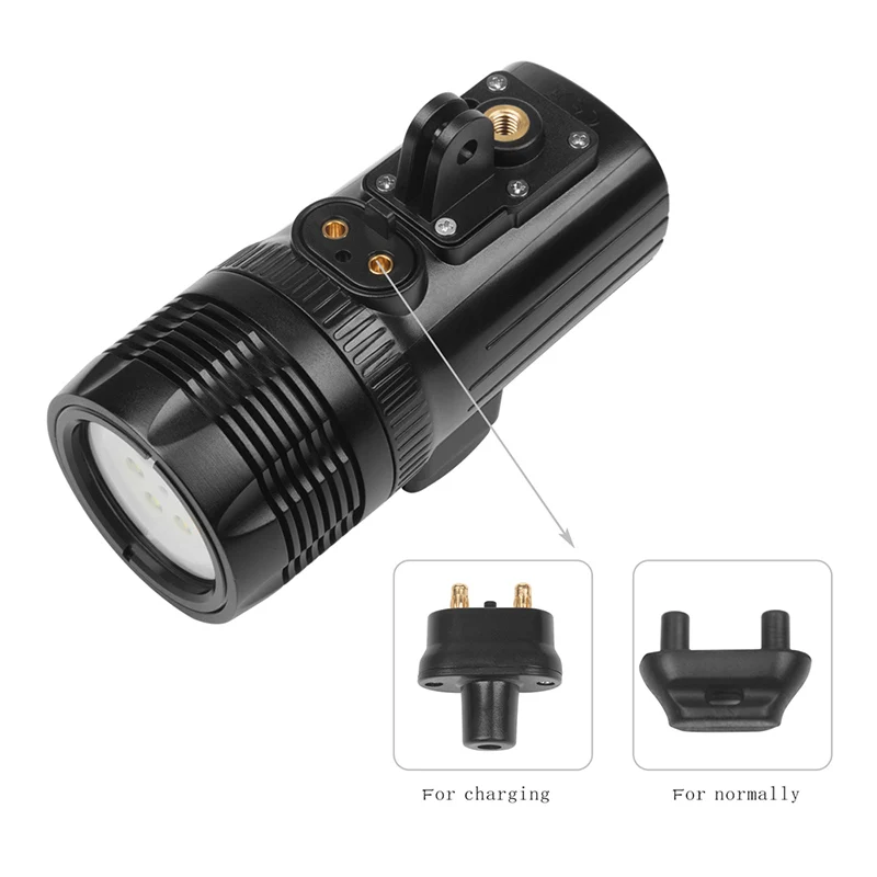 

New LED Diving Light 60m Waterproof Dimmable Underwater Fill Lights for Gopro Hero 6/5/5S/4/4S/3+ DOM668
