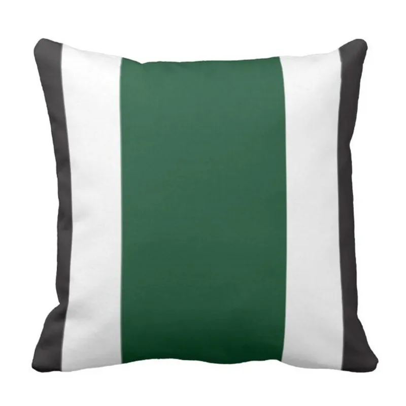 Чехол с изображением лесной зеленой черно белой подушки|pillow case|throw pillow caseswhite case |