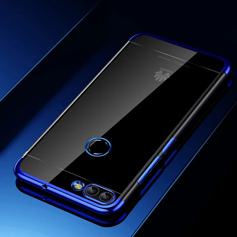For Huawei Mate 20 case TPU Soft Plating Frame Transparent Back On mate 9 10 P9 P9lite silicon on honor 8 Pro lite Nova |