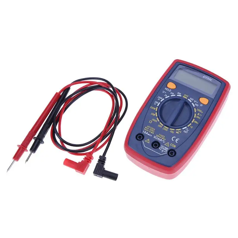 20pcs DT33C LCD Digital Back Light AC/DC Multimeters Ammeter Voltmeter Ohm Electrical home Tester kitchen tools | Дом и сад