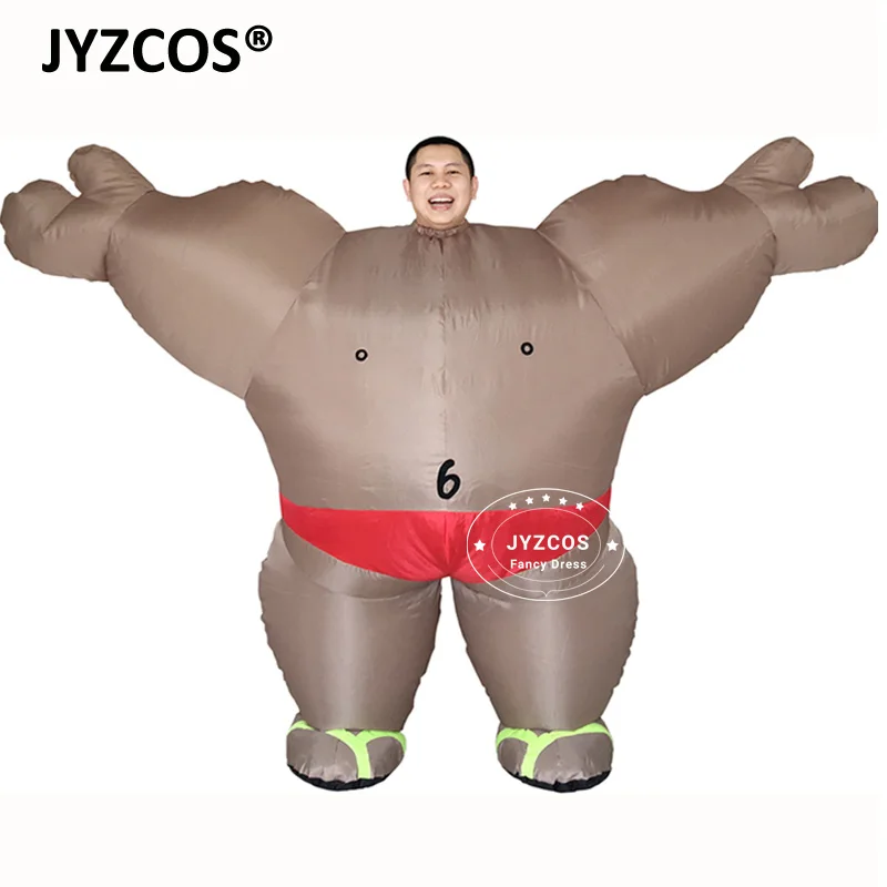 JYZCOS Mr фитнес матрос для тяжелой атлетики мускулов забавные надувные костюмы