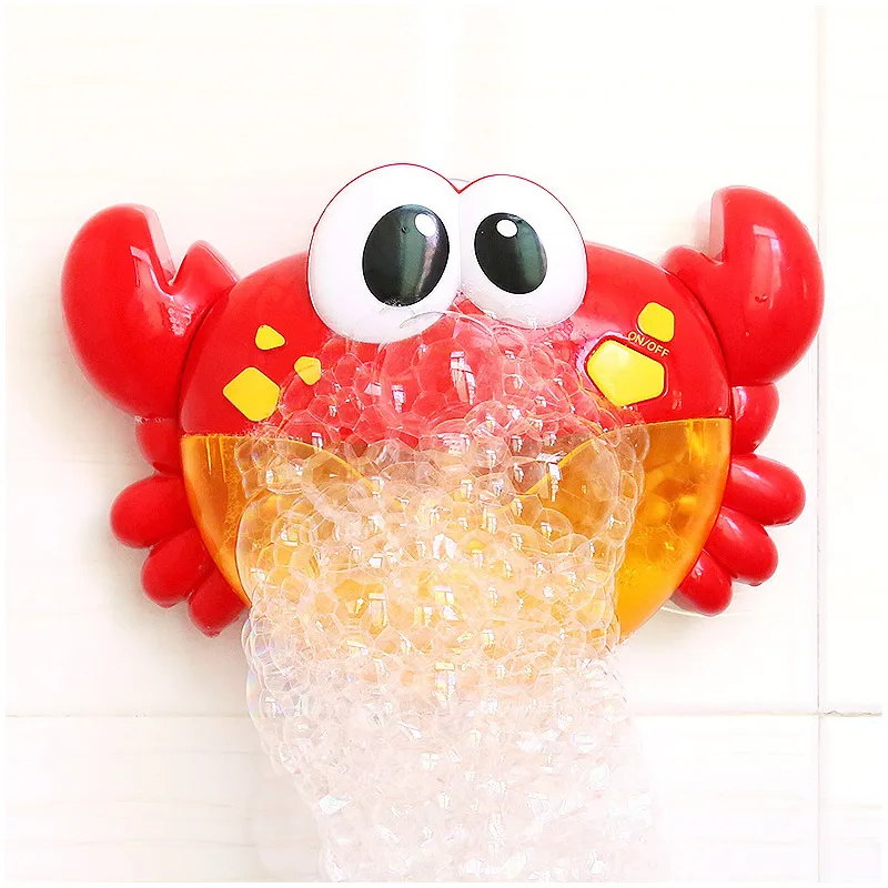 IMBABY Bubble Crab Игрушки для ванны игрушки для ванной детские игрушки для купания Детские Игрушки для ванны Bubble крабы забавные для ванны музыкальный производитель пузырей - Цвет: Red crab1
