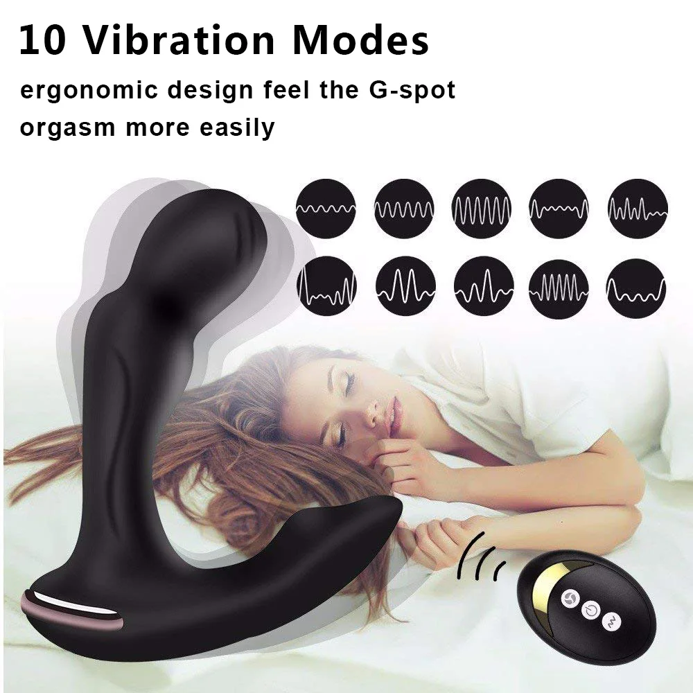 Двойной вибрационный Анальный секс игрушки для мужчин гей 10 режимов