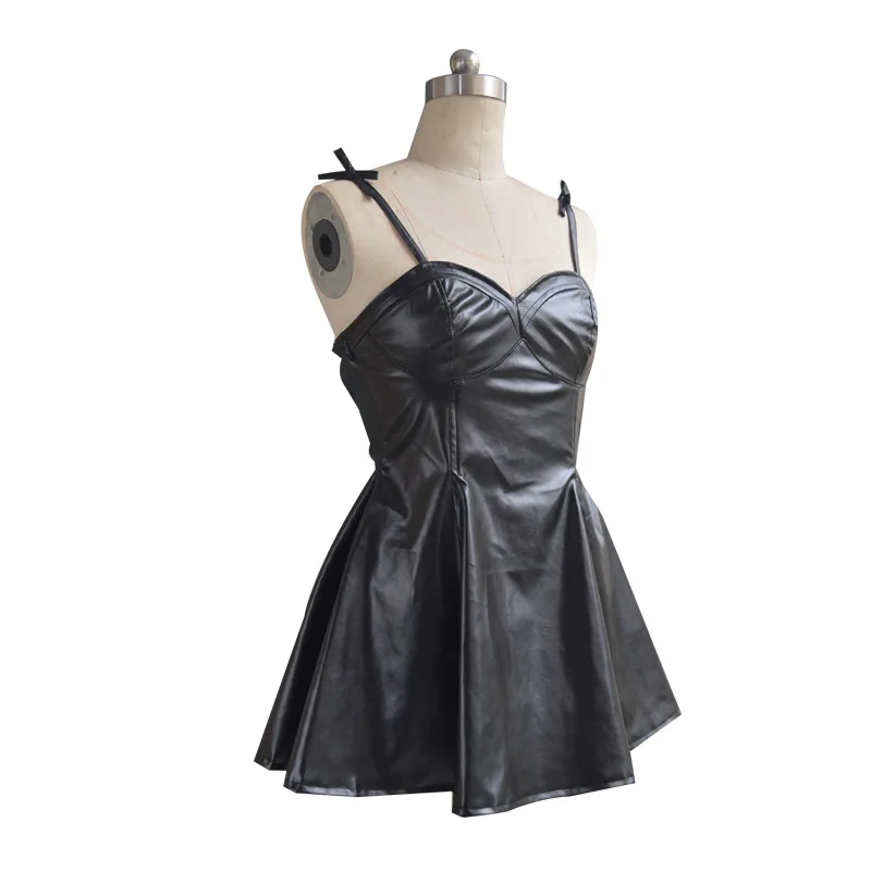 Anime Future Diary Cosplay Costume Mirai Nikki Black Dress Women Braces Skirt Performance Apparel Halloween Suit |
