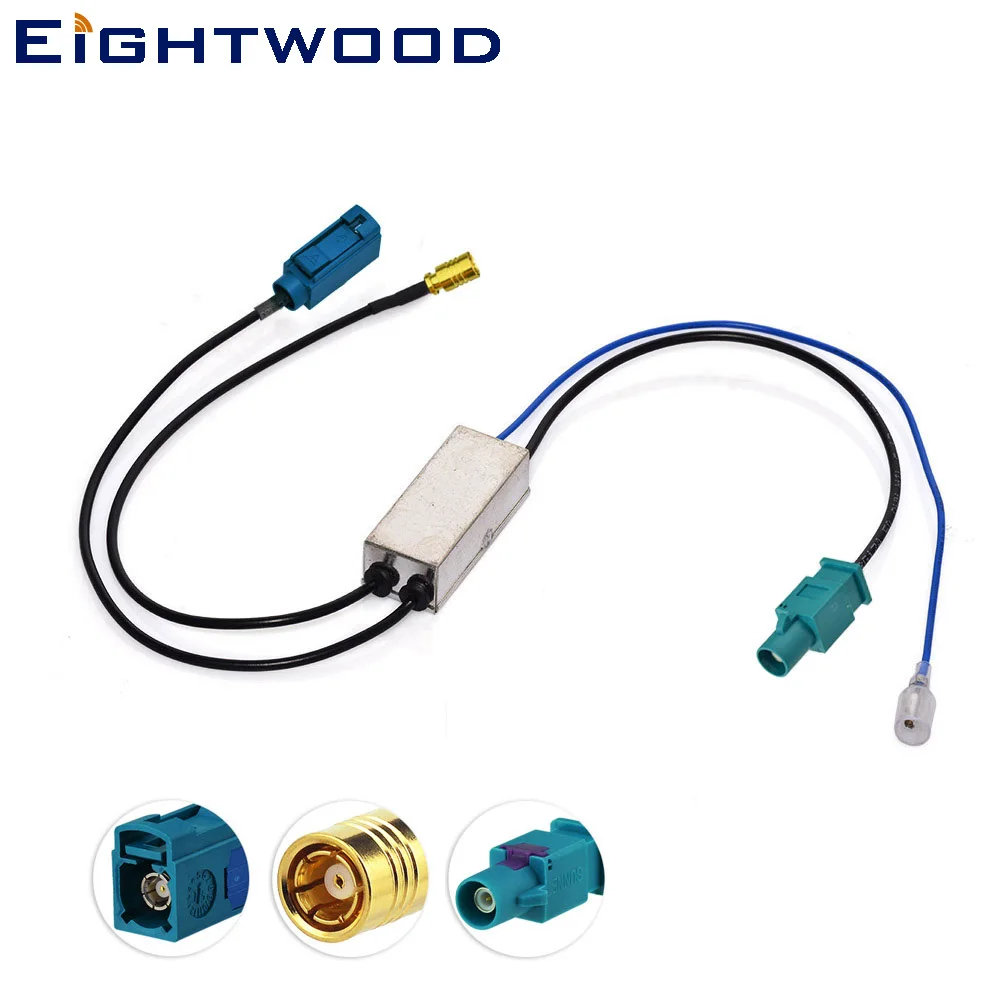 80twood конверсионный DAB/DAB + антенна Fakra к SMB коннектору антенный сплиттер для Alpine Pioneer