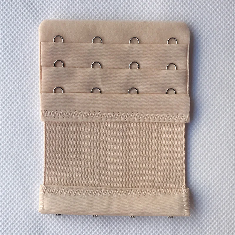 4 Hooks Beige 1 шт. Лидер продаж бюстгальтер удлинитель пользуется популярностью у Для женщин бюстгальтер расширитель регулируемое эластичное Нижнее Белье для беременных 2/3/4, крючки, станок и на ремешке с пряжкой - Цвет: 4 Hooks Beige
