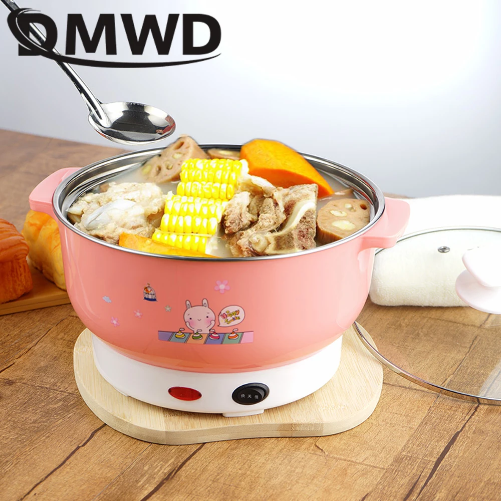 Многофункциональная электрическая плита DMWD мини кастрюля с подогревом из