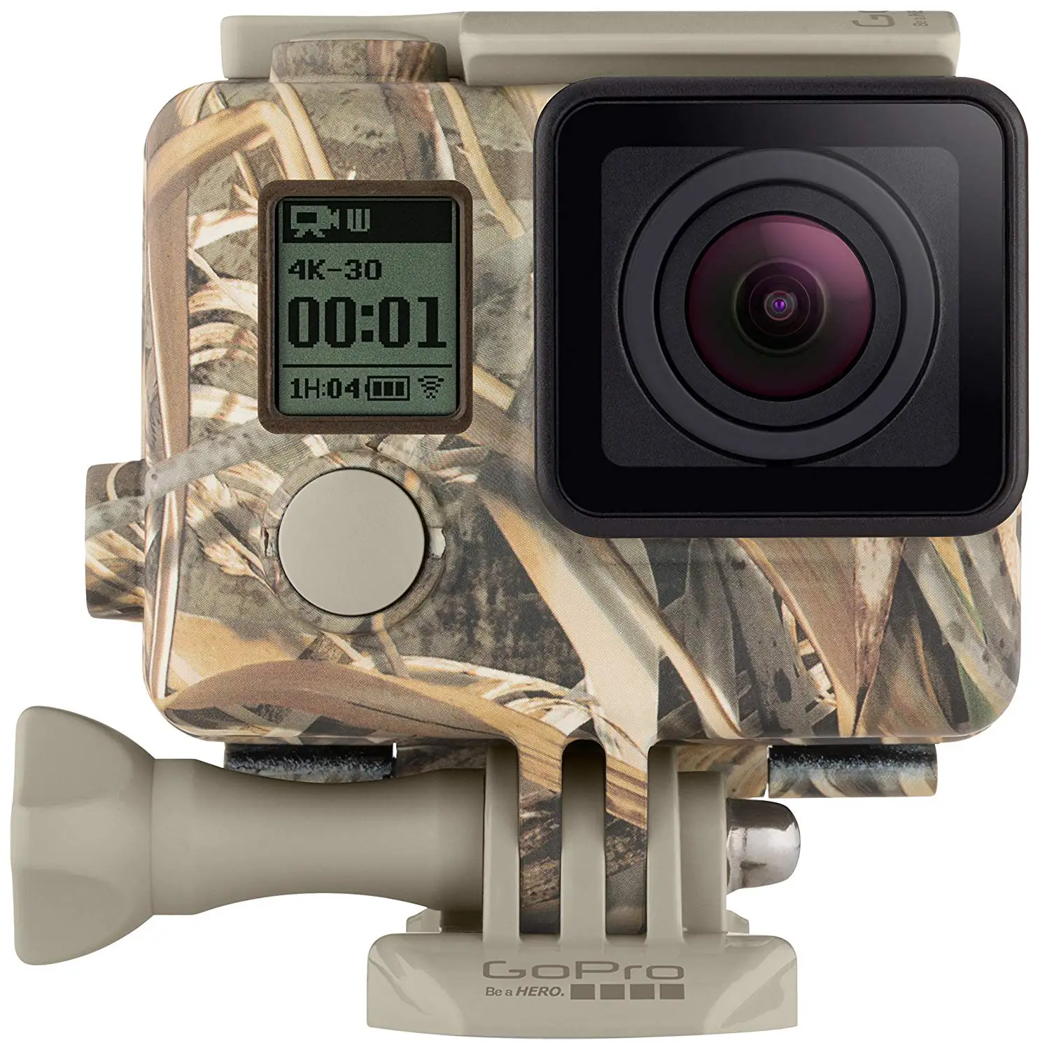 Оригинальный Для GoPro Camo корпус быстрый зажим Hero4 Hero3 + черный Realtree Max 5 колпачки для