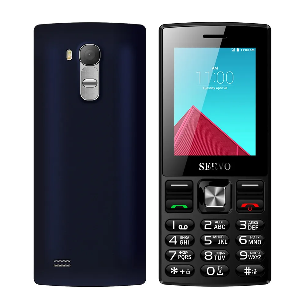 SERVO V9300 Dual Sim карты разблокирована мобильный телефон Quad Band GSM 2 4 дюймов экран Bluetooth