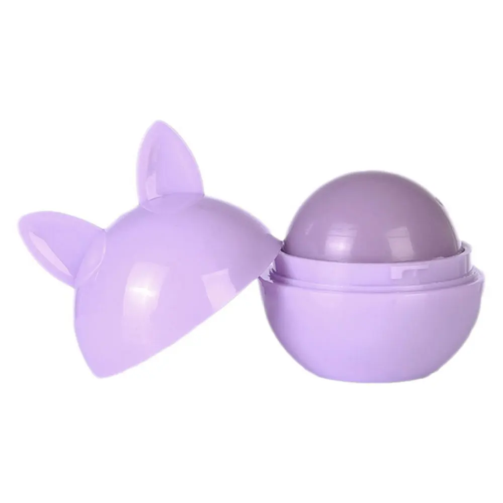 Rabbit purple Гигиенический бальзам для губ Smacker увлажняющий блеск Губная помада губная бальзам скраб для ухода за губами натуральная Органическая Сфера помпон Coc Cola Ball - Цвет: Rabbit purple