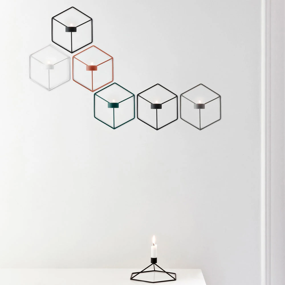 Geometric Tealight Modern Europe Candel Holders Candlestick Decoration Candelabra Wall Centerpieces Home Ornaments | Дом и сад