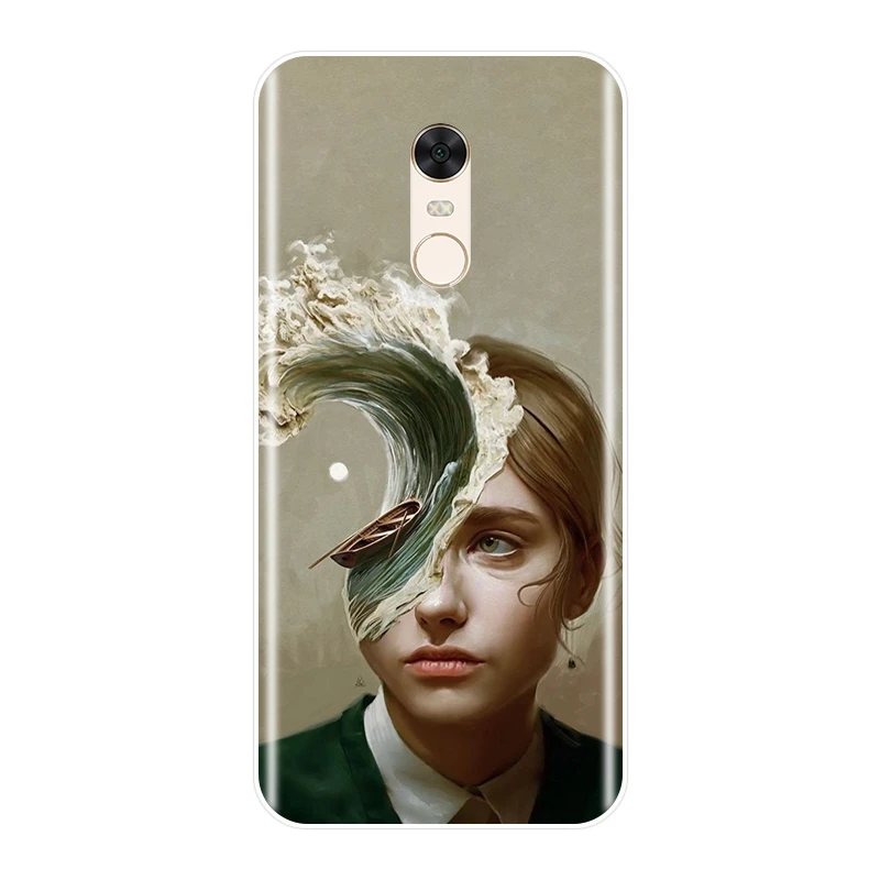 Задняя крышка для Pocophone F1 Xiaomi Redmi Note 4 4X 5 5A 6 Pro Prime Art Girl силиконовый чехол телефона S2