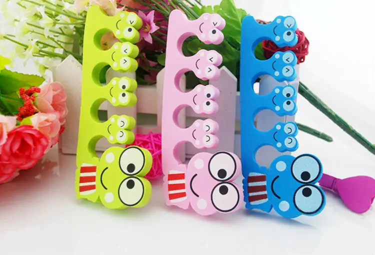 10 шт./лот 5 пар Мягкая губка пена сепараторы пальцев рук и ног ногтей