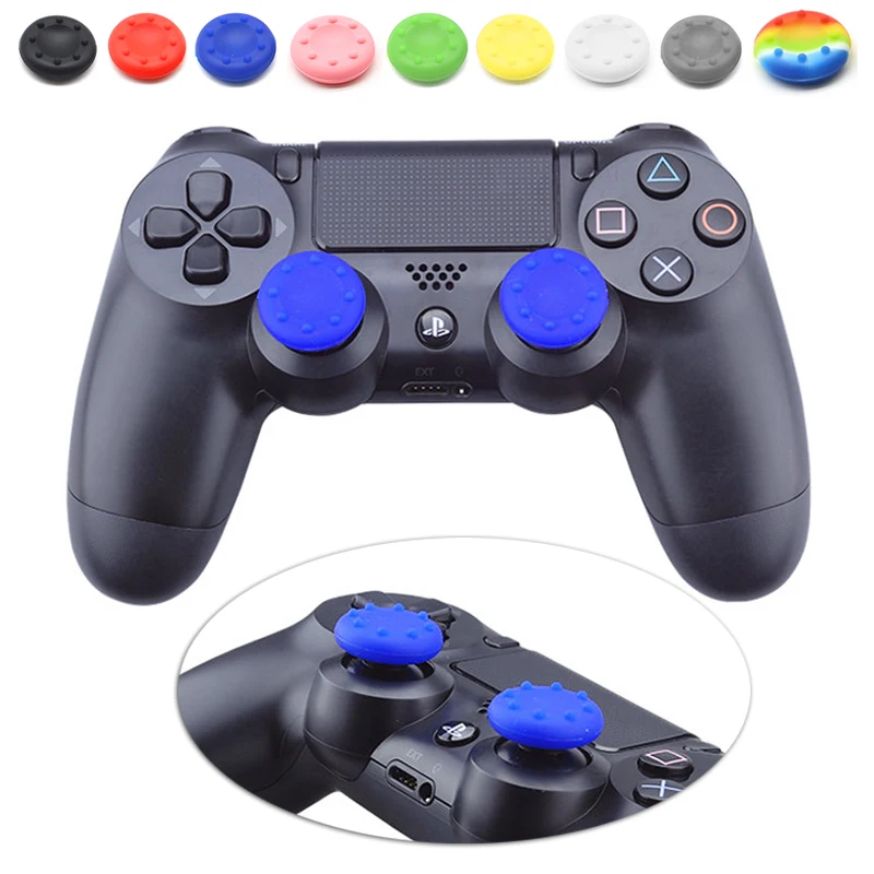 10 шт. силиконовые колпачки для аналоговых стиков Dualshock 4 PS4 PS3 контроллеров Xbox One 360 под большие пальцы Pro