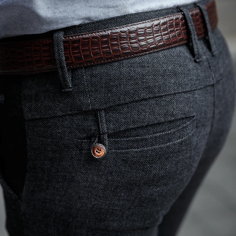 Брюки мужские повседневные деловые модные штаны осень 2020|Повседневные брюки| |