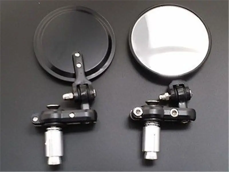 3 &quot7/8&quot руль бар конец выпуклое зеркало Clubman кафе гонщик Винтаж Ретро