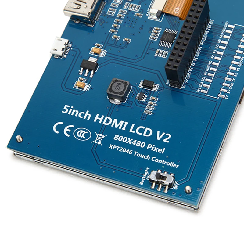 5 дюймов 800x480 Сенсорный ЖК-экран " дисплей для Banana Pi Raspberry Pi 2 Raspberry Pi 3 Model B/B