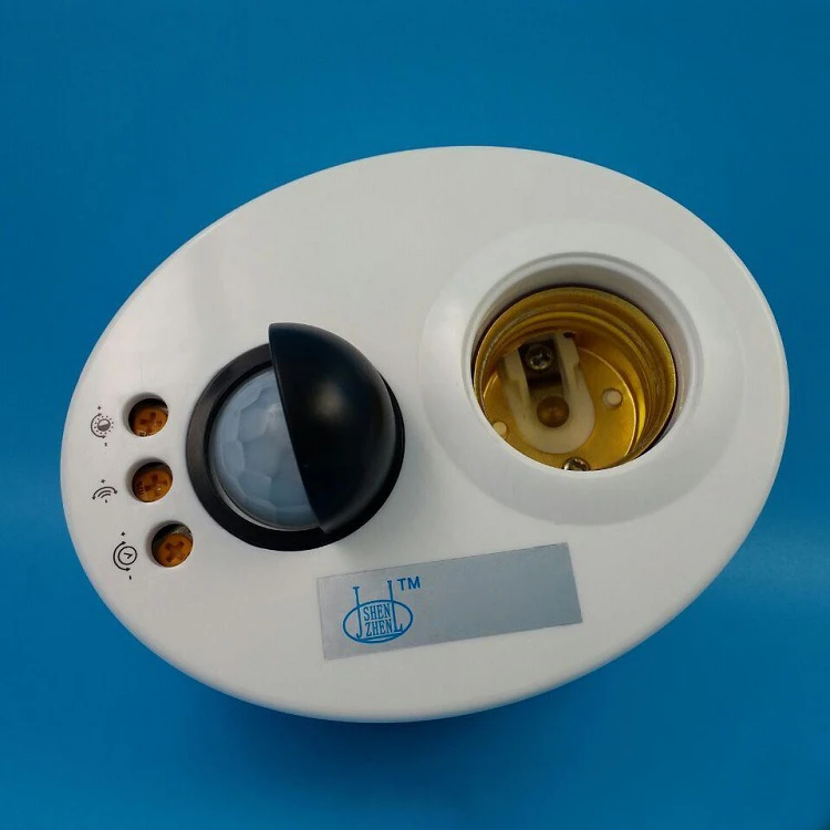 1pc hot PIR Motion Switch Detector 110V 220V E27 LED Bulb Base Infrared IR Sensor Light Automatic Wall Lamp Holder Socket | Лампы и