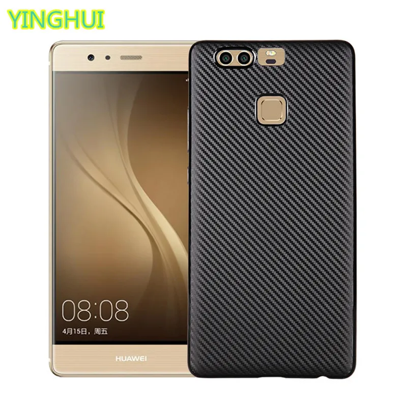Новый мягкий чехол из углеродного волокна для Huawei P9 Plus силиконовый гелевый