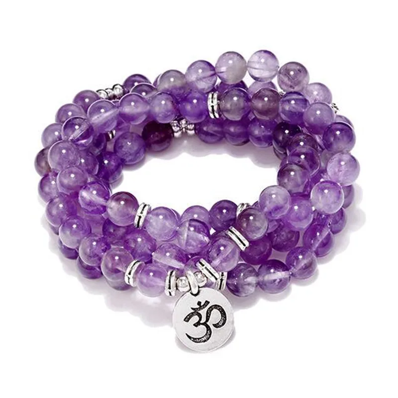 108 буддийские молитвенные бусы мала йога ожерелье или браслет для унисекс 8 мм