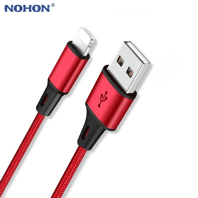 USB кабель для быстрой зарядки и передачи данных 25 см 1 м 2 3 iPhone X XR Xs Max 5 SE 6 s 7 8 Plus