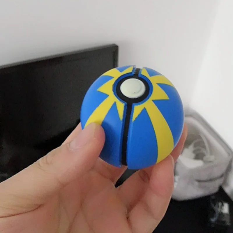Takara Tomy Pokemon оригинальная гибкая модель Pokeball игрушки 3 цвета Pokemon Pokeball фигурка игрушка подарки игрушки для детей