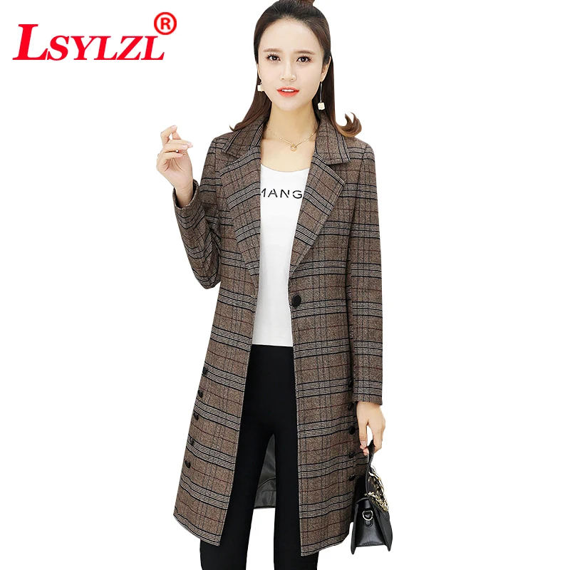 Тренч Женский длинный вязаный с длинным рукавом большого размера B594|Женские