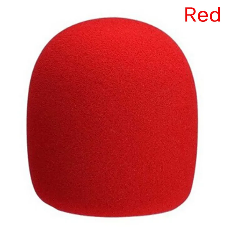 red 2pcs 1 компл. Микрофон Анти-ролл+ хвост наборы беспроводной микрофон противоскользящее кольцо защитный рукав KTV микрофон хвост крышка - Цвет: red 2pcs