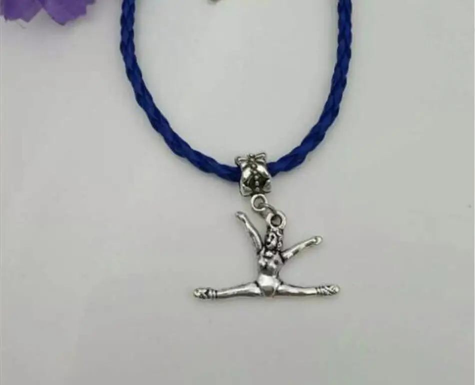 Быстрая доставка гимнастика спортсмен девушка бусина подвеска разноцветные