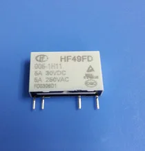 

HF49FD-005-1H11 HF49FD 005-1H11 4PIN 5A250VAC HF49F-005-1H1 10 шт./лот