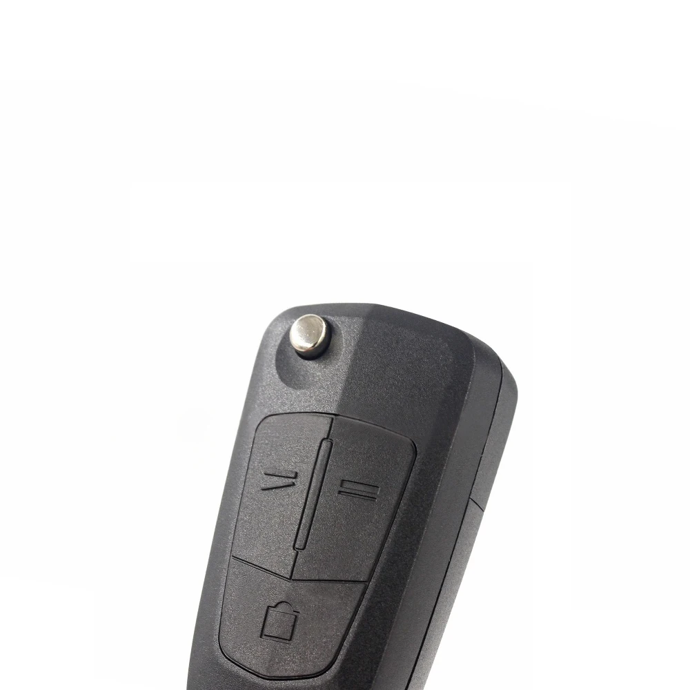 OkeyTech для Opel Fob крышка 2/3 Кнопка флип складной дистанционный переключатель ключа автомобиля оболочка HU46 левое лезвие для Vauxhall Opel Antara