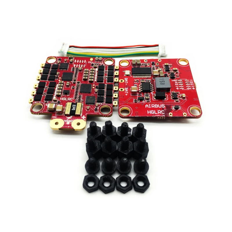 Контроллер полета HGLRC Titan Plus F460 Stack AIRBUS F4 OSD &amp Dinoshot 60A 3 ~ 6S Blheli_32 4 в 1 ESC для