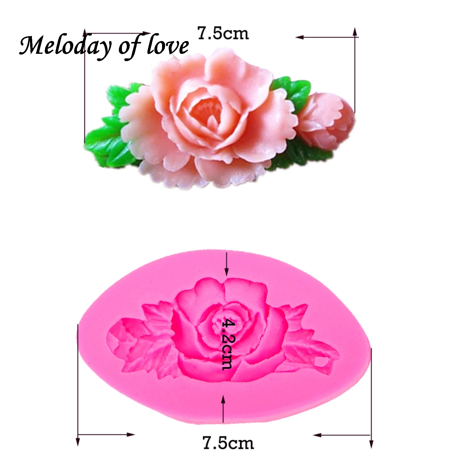 3D Цветы силиконовая форма в виде листьев розы шоколадные вечерние DIY Инструменты