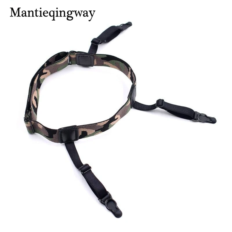 Mantieqingway камуфляж рубашки держатели для мужчин Wo s сексуальные подвязки мода