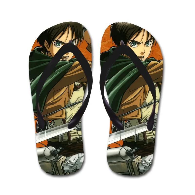 Шлепанцы атака на Титанов обувь для костюмированной вечеринки тапочки Mikasa Ackerman