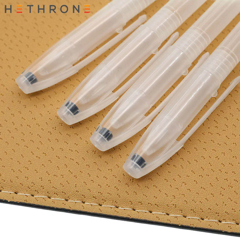 Hethrone 10 шт прозрачный гелевый Чехол для ручки чехол для студенческой заправки контейнер для письма простая гелевая ручка принадлежности гелевая ручка для школы