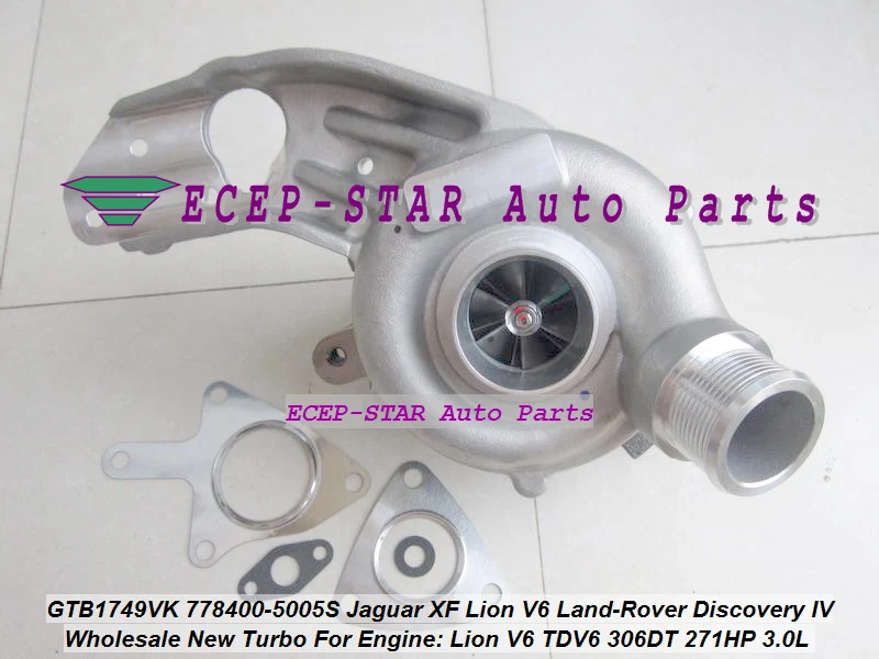 GTB1749VK 778400 5005S LR029915 турбо для Jaguar XF Lion V6 Land Rover Discovery IV 2009 AJ V6D TDV6 306DT 3.0L|turbo timer|turbo brushturbo