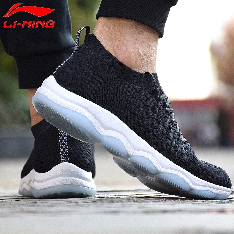 Мужские кроссовки с низким верхом Li Ning спортивная обувь дышащей подкладкой из