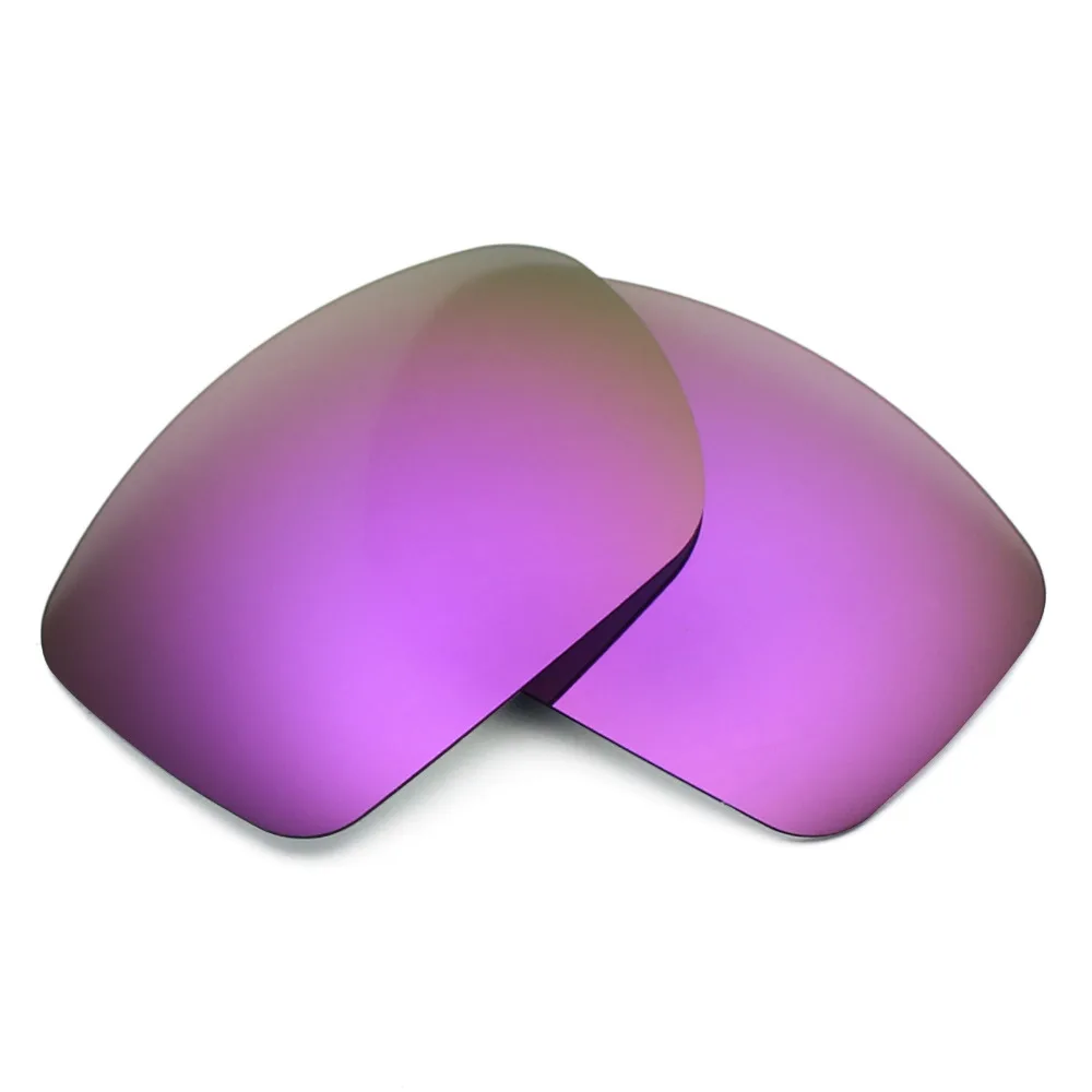 

2 пары поляризованных сменных линз SNARK для солнцезащитных очков Oakley Big Taco Серебристые титановые и плазменные фиолетовые