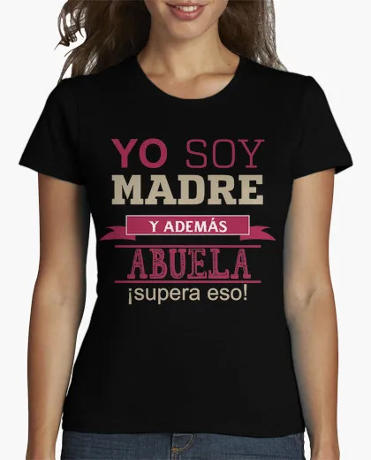 2017 Лето лучшие продажи женская футболка я мать и бабушка слишком Кратко Печатать