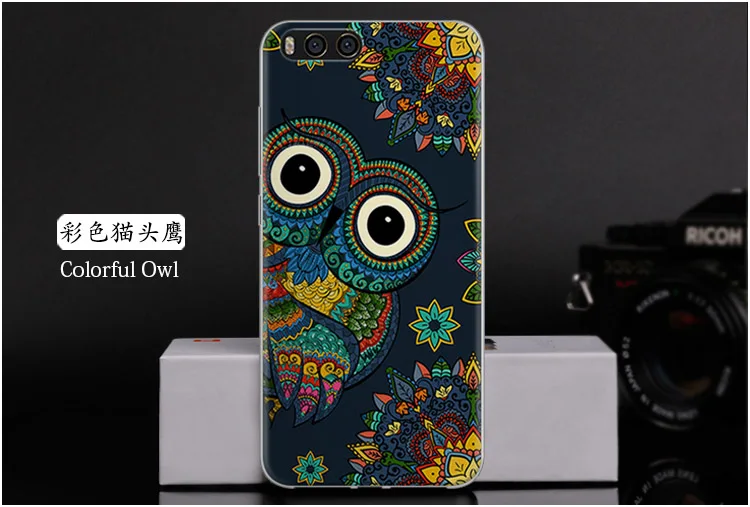 Xiaomi mi6 Case mi 6 Cover Vpower Relief Painted luxury soft tpu cartoon Cases Back Covers For xiaomi |