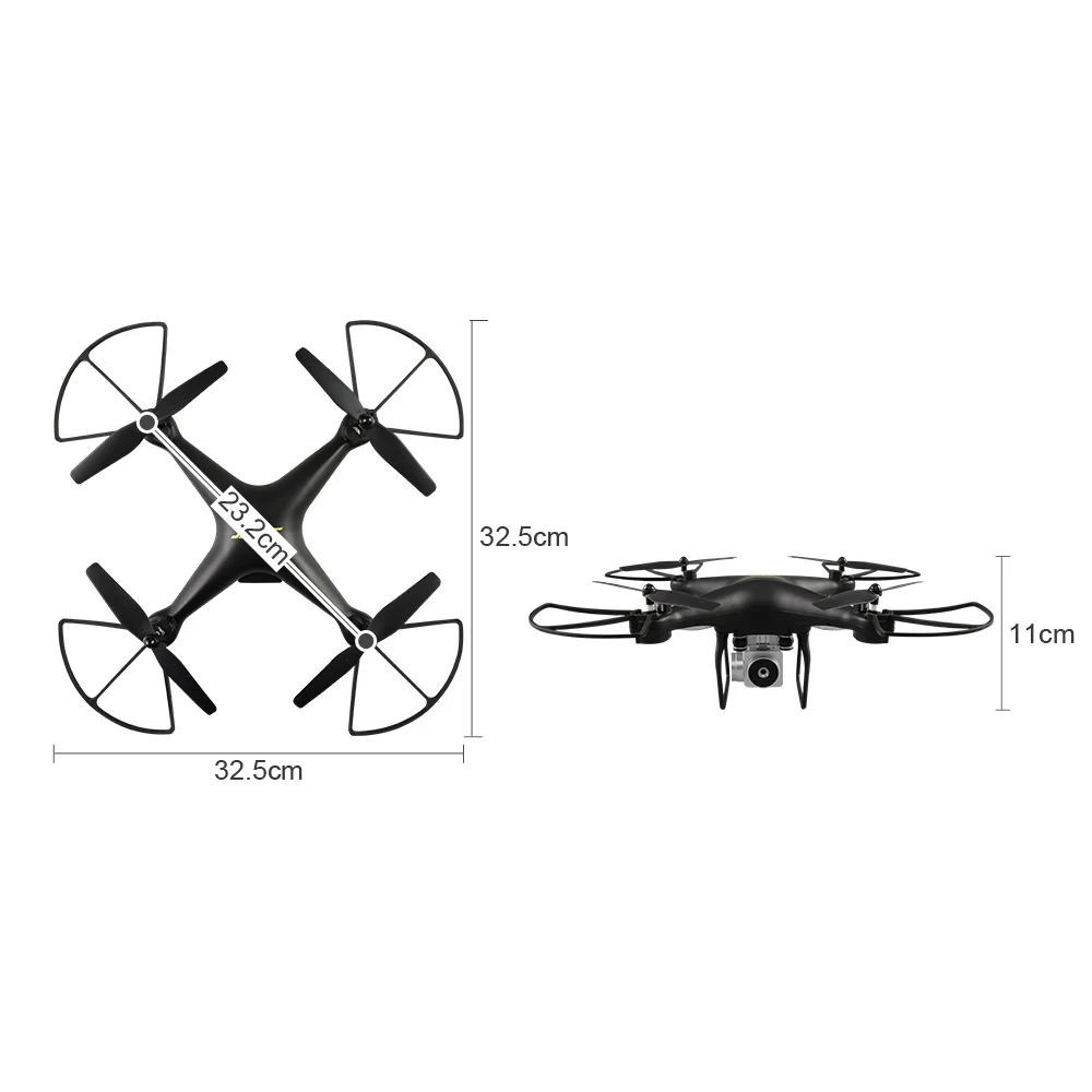 Дрон JJR/C H68 с камерой 720P HD Wifi FPV Квадрокоптер для начинающих | Игрушки и хобби