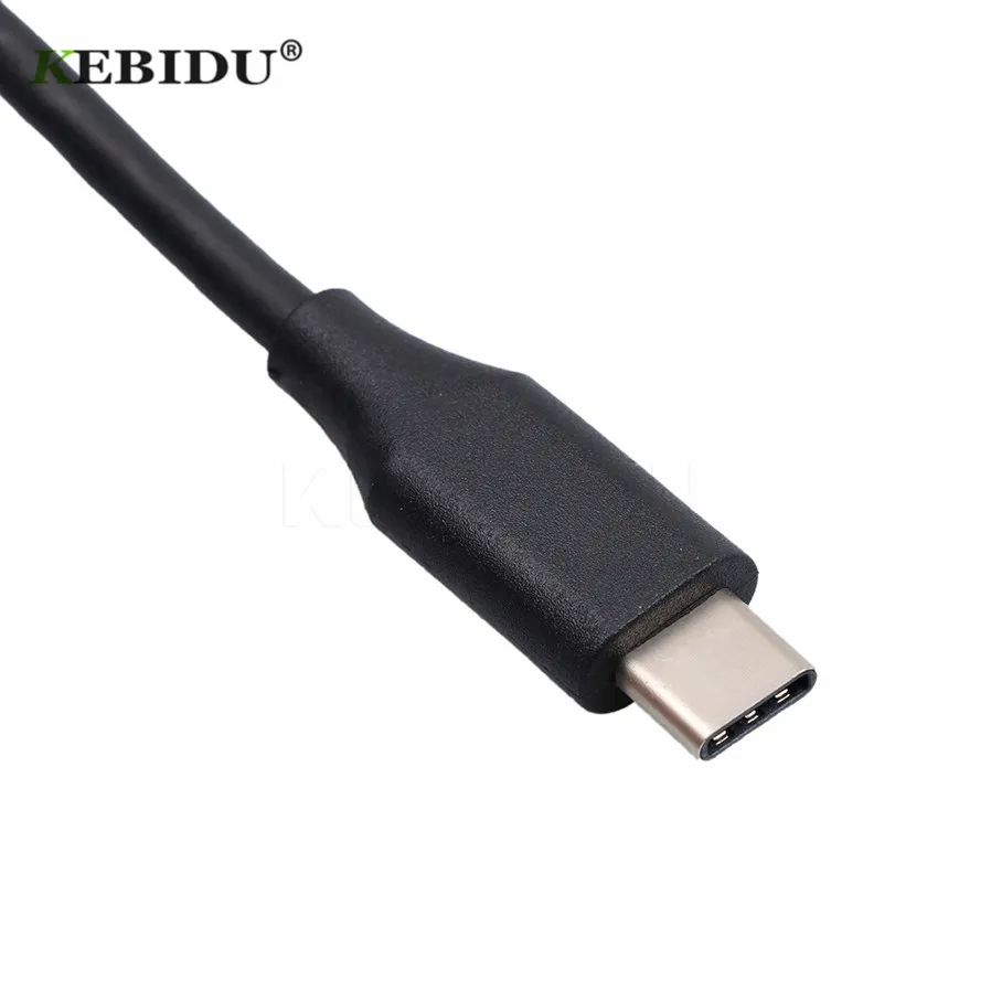 Микро-USB-C Kebidu кабель 3 1 Type-C с разъемом USB 0 адаптер OTG зарядного устройства для
