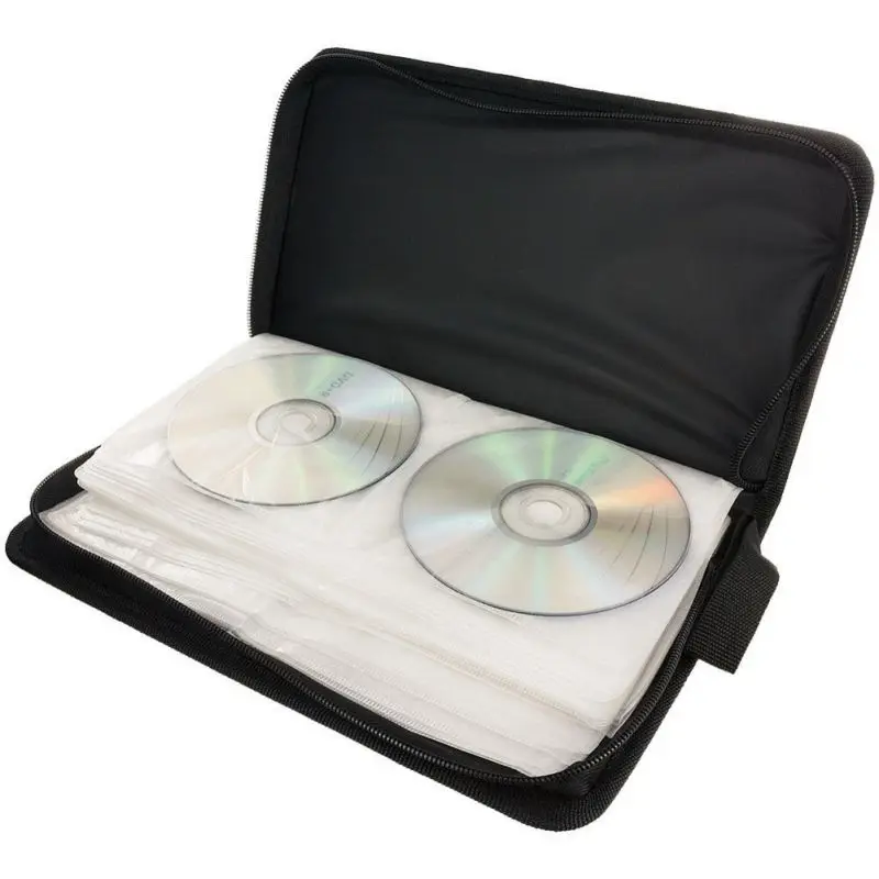 80 дисков CD DVD DJ Портативные кошельки органайзер для хранения держатель из