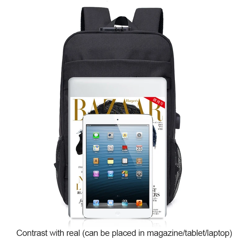 GOOJODOQ Anti-theft Waterproof USB Charging Men Women Laptop Backpacks Bag 16 inch For Macbook Air Pro 13 14 15 School | Компьютеры и
