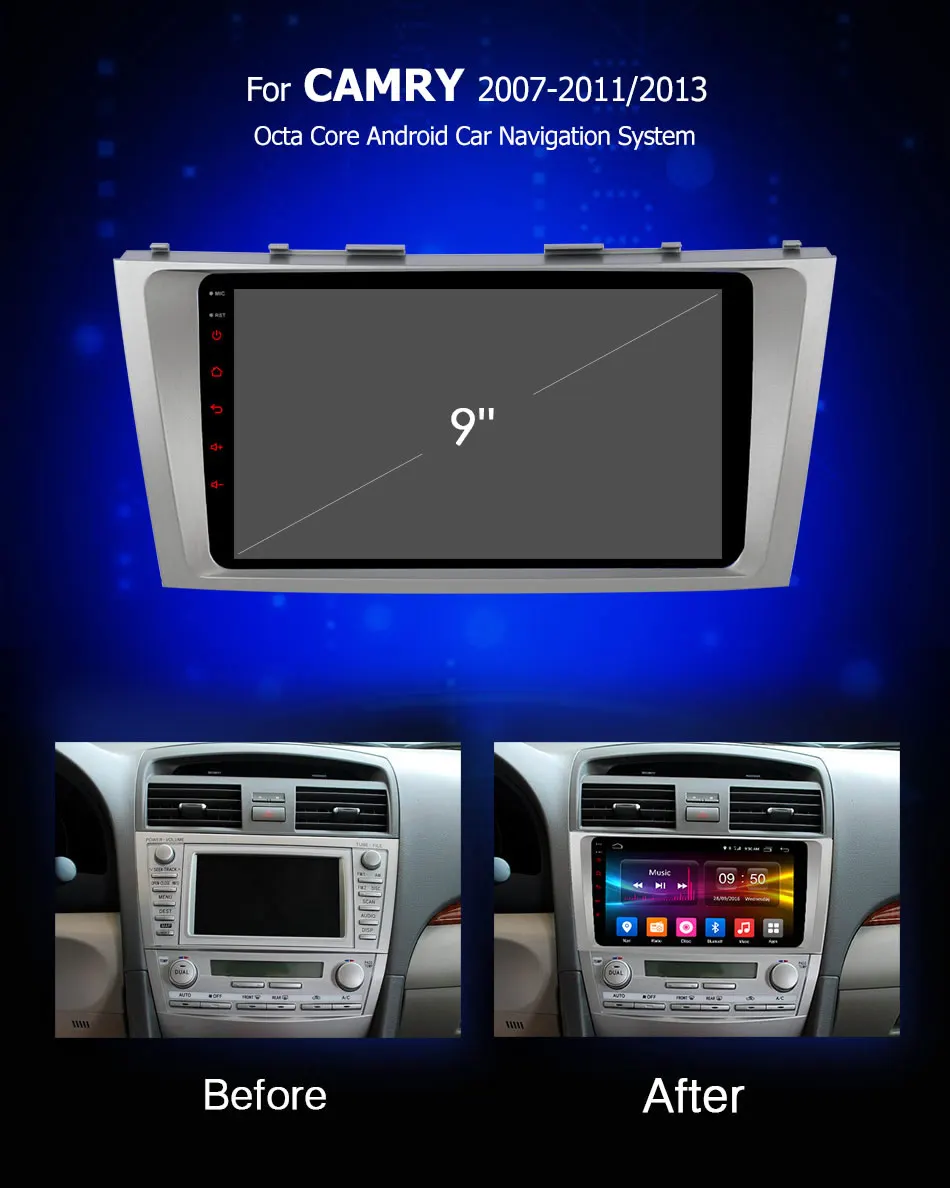 Ownice K3 K5 K6 2 Din 8 ядерный Android 9,0 автомобильный DVD gps Navi для Toyota Camry v40 2007-2011 2013 4G LTE 360 Panorama DSP SPDIF